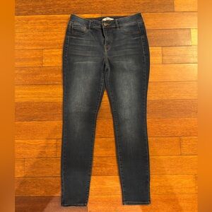 Refuge Dark Wash High Rise Stretch Classic Skinny Jeans Women’s Size 8